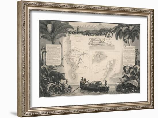 Les colonies françaises en Afrique-Laguillermie-Framed Giclee Print