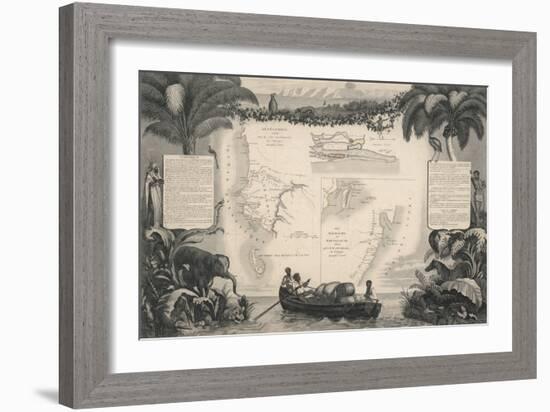 Les colonies françaises en Afrique-Laguillermie-Framed Giclee Print