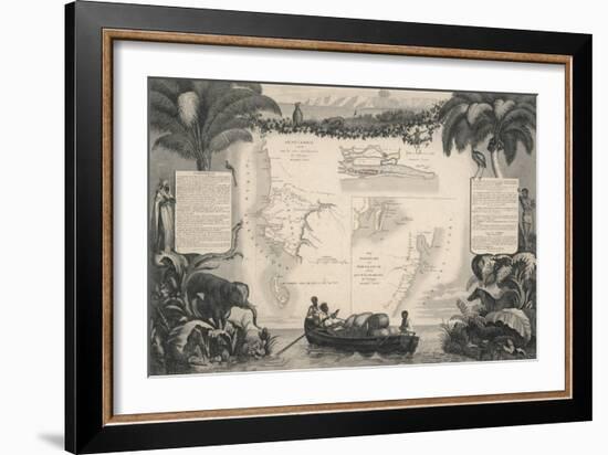 Les colonies françaises en Afrique-Laguillermie-Framed Giclee Print