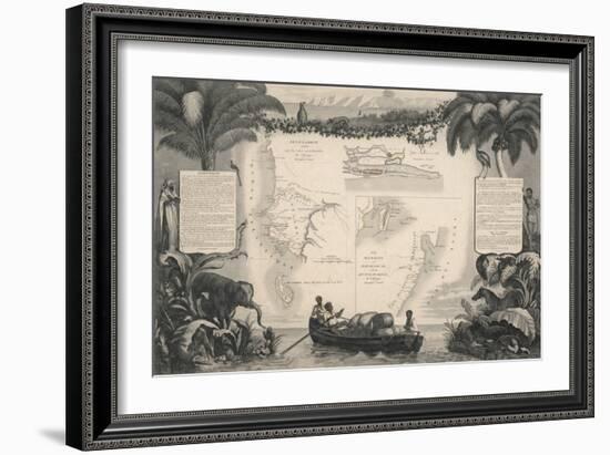 Les colonies françaises en Afrique-Laguillermie-Framed Giclee Print