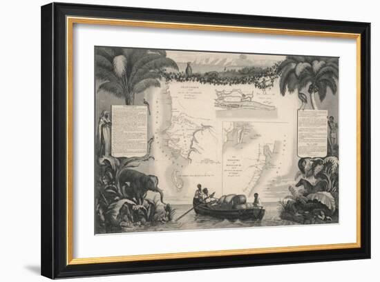 Les colonies françaises en Afrique-Laguillermie-Framed Giclee Print