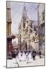 Les Communiantes a Paris-Eugene Galien-Laloue-Mounted Giclee Print