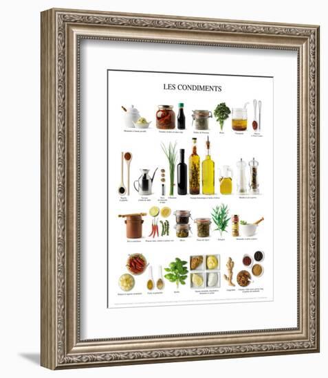 Les Condiments-null-Framed Art Print