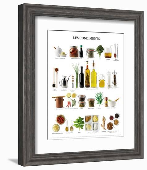 Les Condiments-null-Framed Art Print