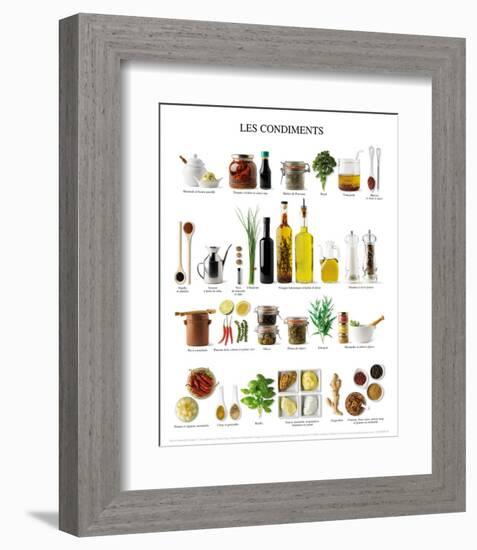 Les Condiments-null-Framed Art Print