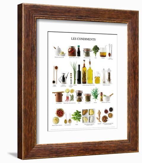 Les Condiments-null-Framed Art Print