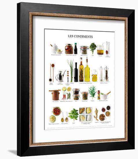 Les Condiments-null-Framed Art Print