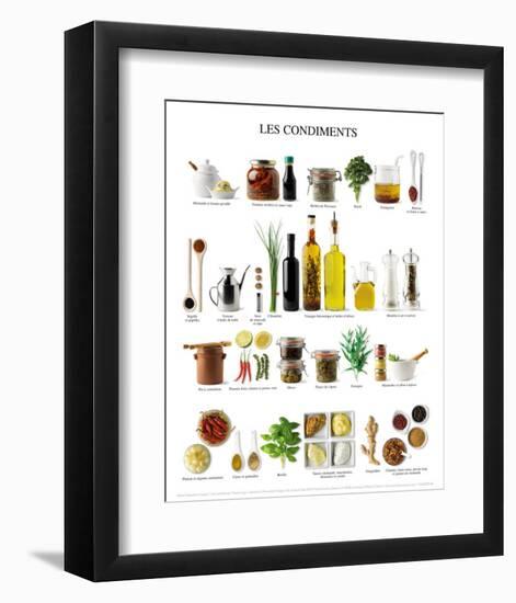 Les Condiments-null-Framed Art Print