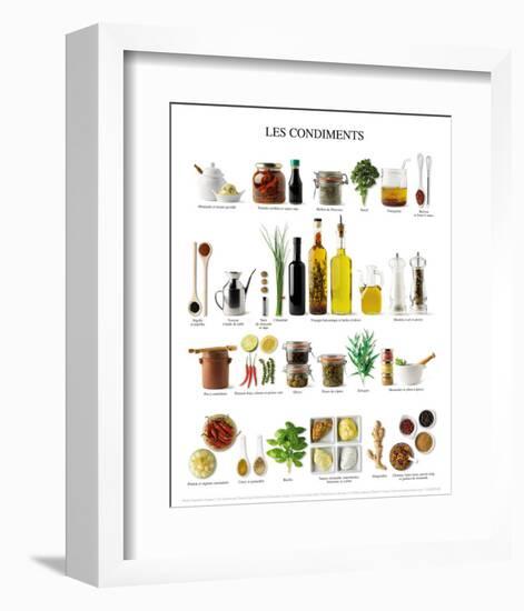 Les Condiments-null-Framed Art Print