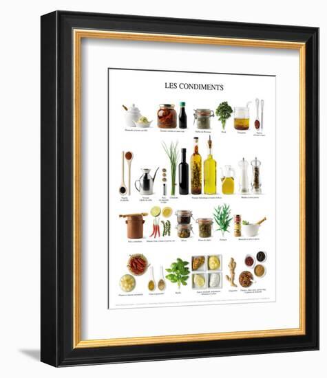 Les Condiments-null-Framed Art Print