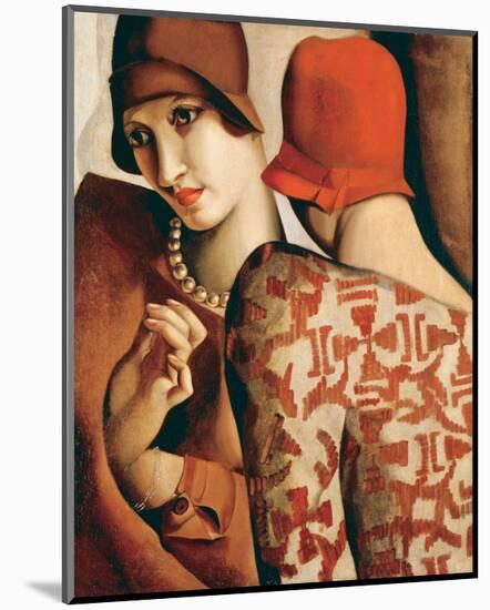 Les Confidences-Tamara de Lempicka-Mounted Premium Giclee Print