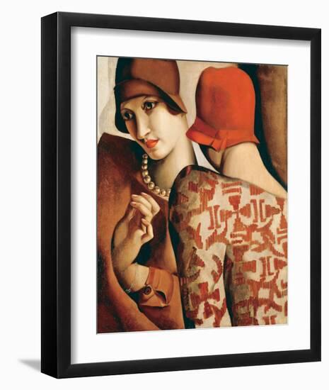 Les Confidences-Tamara de Lempicka-Framed Premium Giclee Print