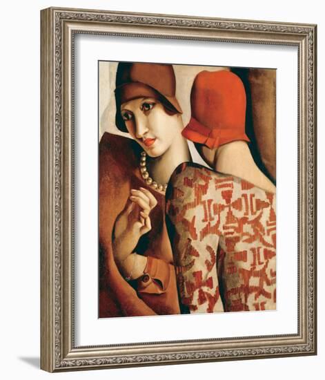 Les Confidences-Tamara de Lempicka-Framed Premium Giclee Print