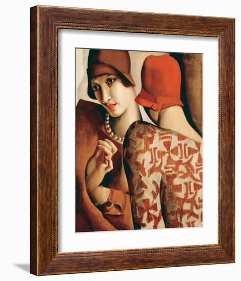 Les Confidences-Tamara de Lempicka-Framed Premium Giclee Print