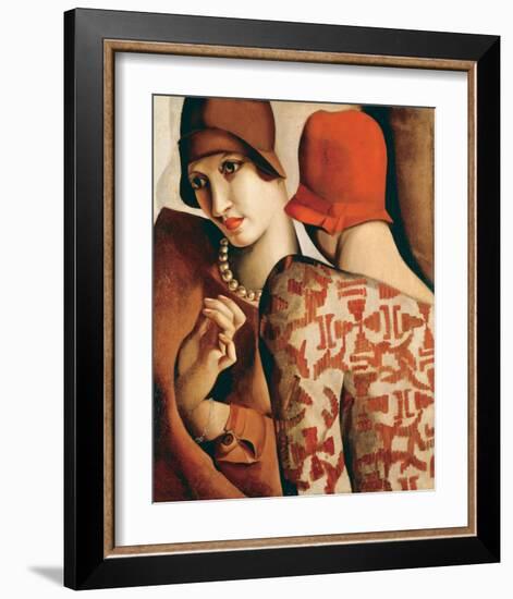 Les Confidences-Tamara de Lempicka-Framed Premium Giclee Print