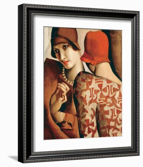 Les Confidences-Tamara de Lempicka-Framed Premium Giclee Print