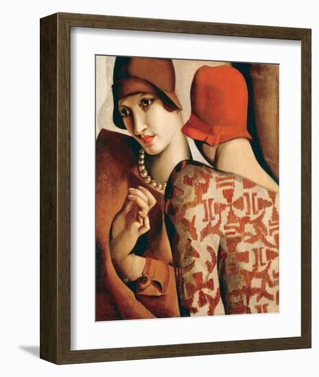 Les Confidences-Tamara de Lempicka-Framed Premium Giclee Print