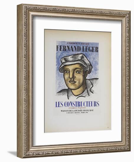 Les Constructeurs-Fernand Leger-Framed Collectable Print