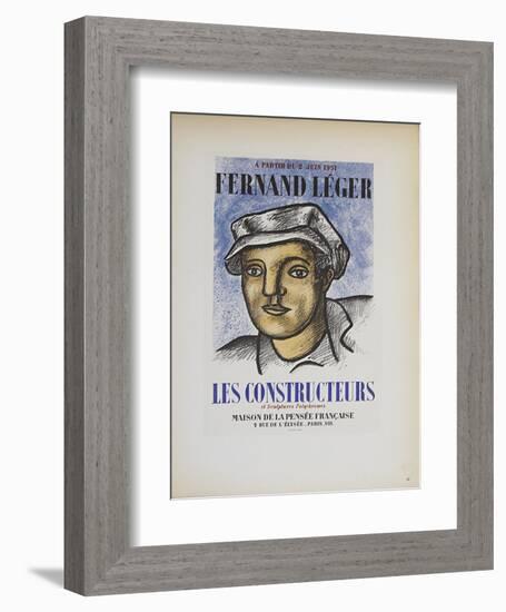 Les Constructeurs-Fernand Leger-Framed Collectable Print