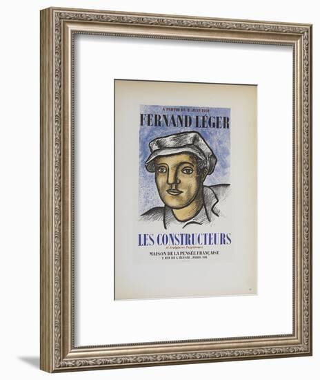 Les Constructeurs-Fernand Leger-Framed Collectable Print