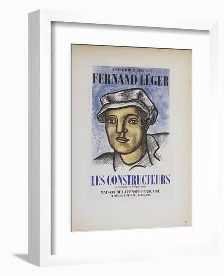 Les Constructeurs-Fernand Leger-Framed Collectable Print