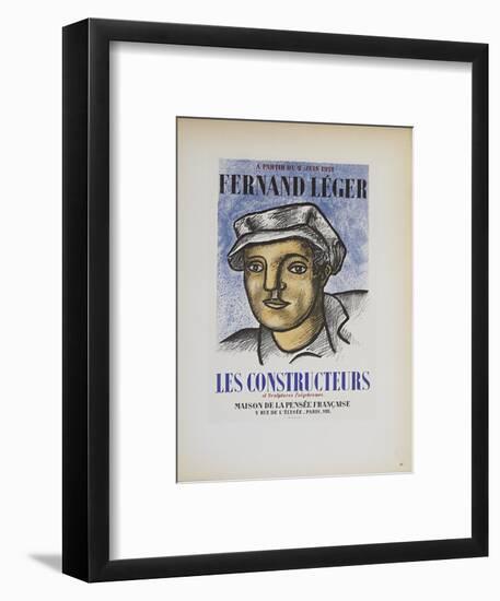 Les Constructeurs-Fernand Leger-Framed Collectable Print