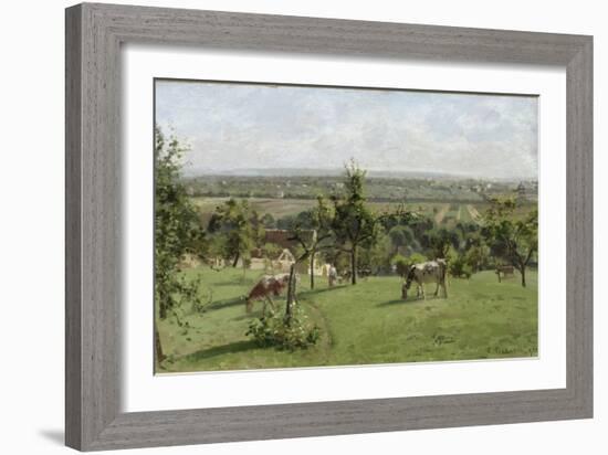 Les côteaux du Vésinet-Camille Pissarro-Framed Giclee Print