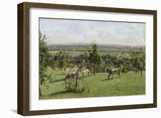 Les côteaux du Vésinet-Camille Pissarro-Framed Giclee Print