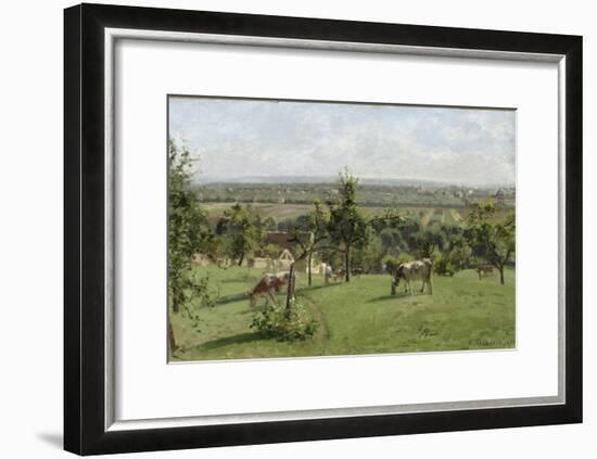 Les côteaux du Vésinet-Camille Pissarro-Framed Giclee Print