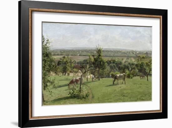 Les côteaux du Vésinet-Camille Pissarro-Framed Giclee Print