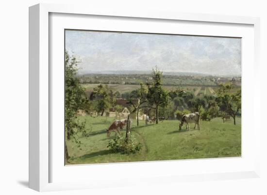 Les côteaux du Vésinet-Camille Pissarro-Framed Giclee Print