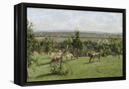 Les côteaux du Vésinet-Camille Pissarro-Framed Premier Image Canvas