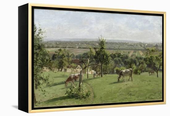 Les côteaux du Vésinet-Camille Pissarro-Framed Premier Image Canvas