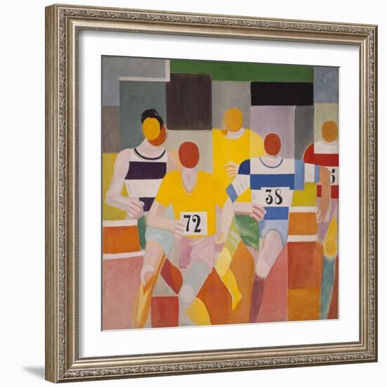 Les Coureurs, 1926-Robert Delaunay-Framed Giclee Print