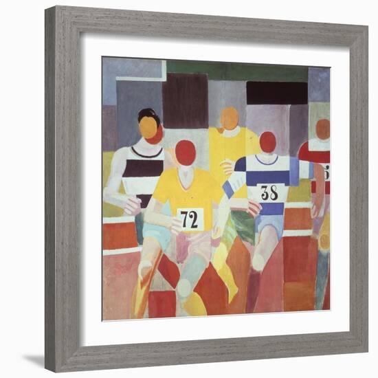 Les Coureurs (The Runners), 1925-26-Robert Delaunay-Framed Giclee Print