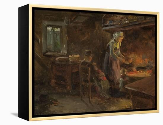 Les crêpes en Bretagne-Gabriel Thurner-Framed Premier Image Canvas