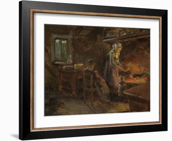 Les crêpes en Bretagne-Gabriel Thurner-Framed Giclee Print