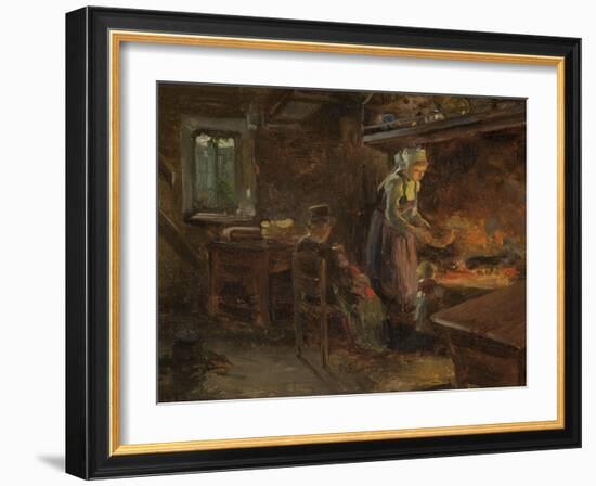 Les crêpes en Bretagne-Gabriel Thurner-Framed Giclee Print