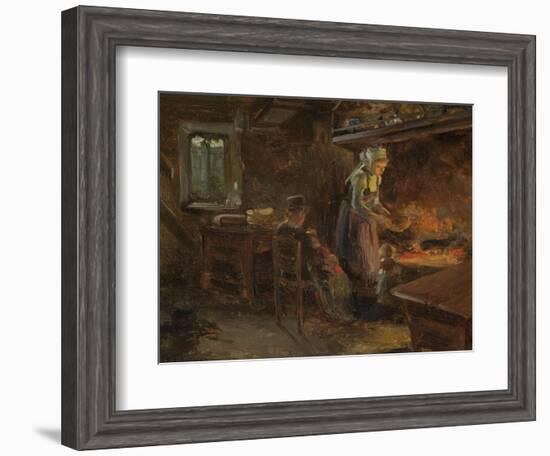 Les crêpes en Bretagne-Gabriel Thurner-Framed Giclee Print