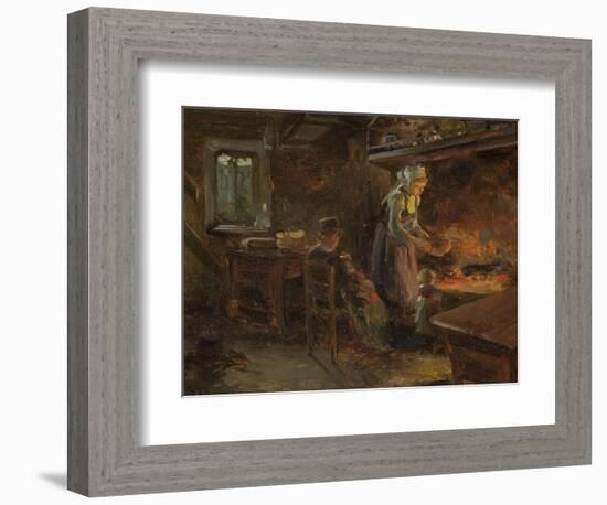 Les crêpes en Bretagne-Gabriel Thurner-Framed Giclee Print