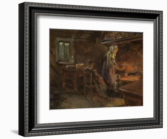 Les crêpes en Bretagne-Gabriel Thurner-Framed Giclee Print