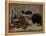 Les Cribleuses de blé-Gustave Courbet-Framed Premier Image Canvas