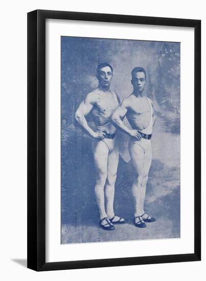 Les Crotton's. (Crotton's brothers). Phenomenal Acrobates de force (Mains-en-mains)-null-Framed Giclee Print