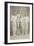 Les Danésis (1° Rois du Tapis. 2° Echelles animées 3° Poses plastiques en blanc-null-Framed Giclee Print
