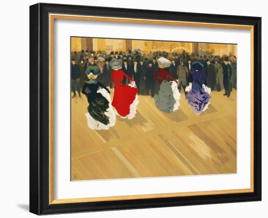 Les Danseuses Poster-Abel Truchet-Framed Giclee Print