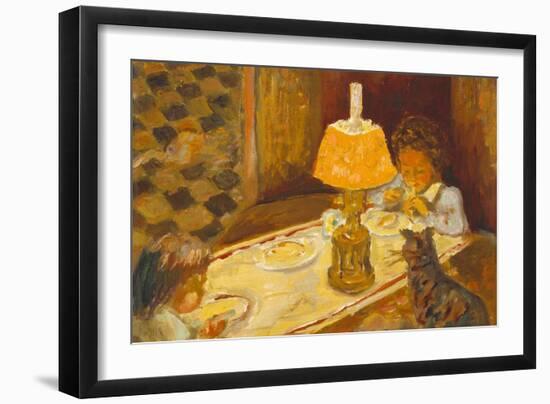 Les Dejeuner Des Enfants-Pierre Bonnard-Framed Art Print