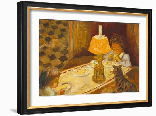 Les Dejeuner Des Enfants-Pierre Bonnard-Framed Art Print