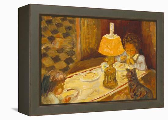 Les Dejeuner Des Enfants-Pierre Bonnard-Framed Stretched Canvas