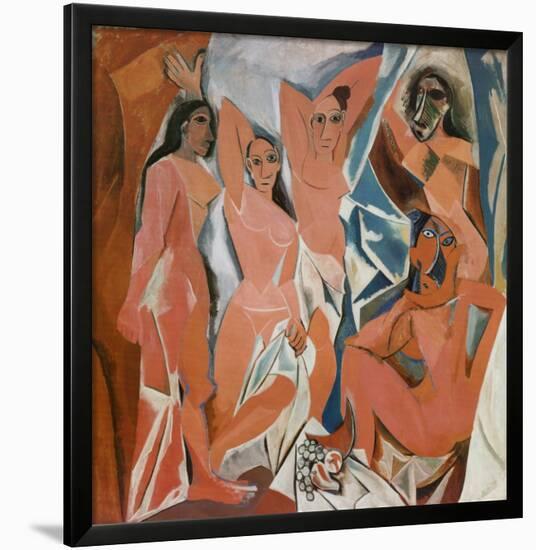 Les Demoiselles d'Avignon, c.1907-Pablo Picasso-Framed Art Print