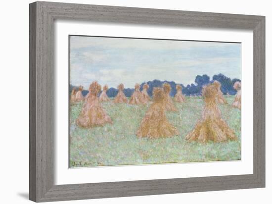 Les Demoiselles de Giverny, 1894-Claude Monet-Framed Giclee Print